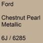 Preview: Ford, Chestnut Pearl Metallic, 6J / 6285.